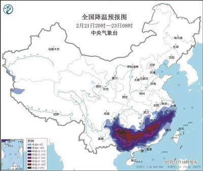 寒潮来袭 月底前杭州将持续阴雨天